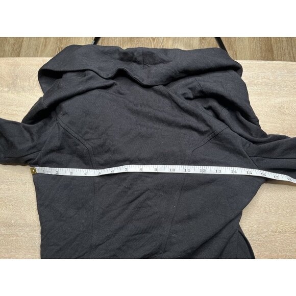 Helmut Lang NWT Villous Funnel Neck Zip Front Jacket Black Size Small - Picture 7 of 7